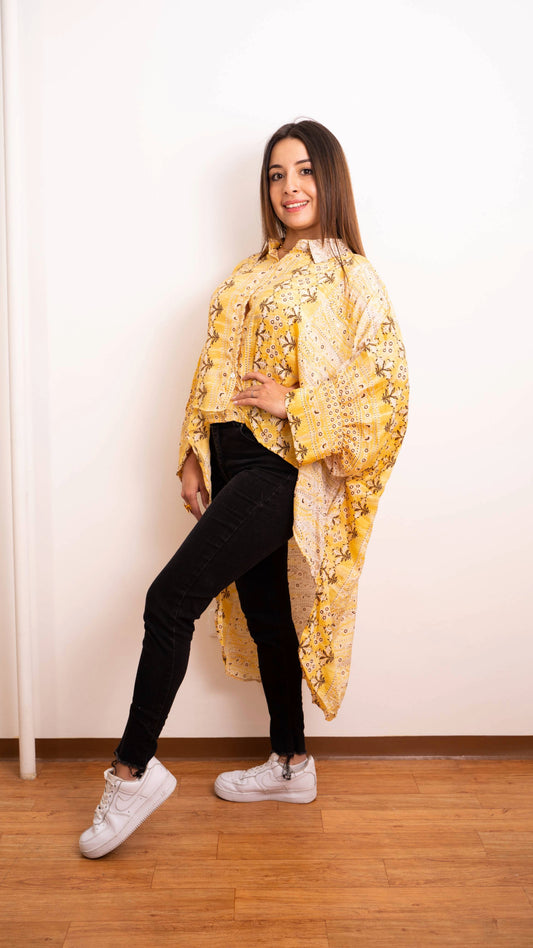 Kaftan Camisero Amarillo