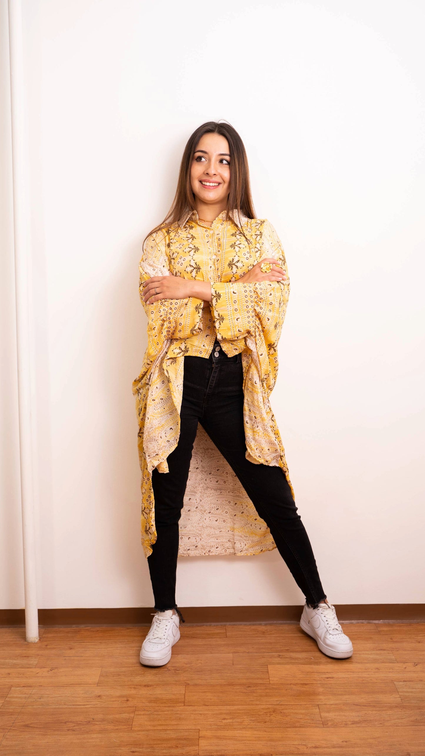 Kaftan Camisero Amarillo