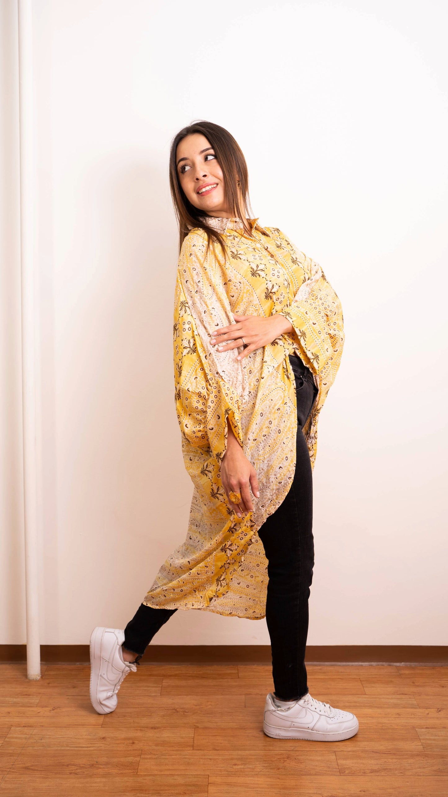 Kaftan Camisero Amarillo