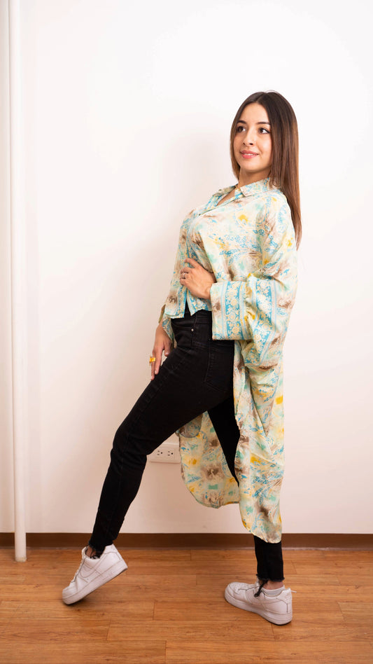 Kaftan Camisero Verde